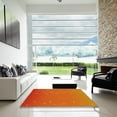 thumbnail image 6 of Ahgly Company Indoor Rectangle Patterned Neon Orange Area Rugs, 2' x 3', 6 of 6