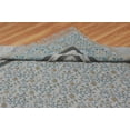 thumbnail image 6 of Casavani Flat Weave Cotton Bedroom Area Rug,Blue 4x15 ft, 6 of 6