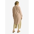 thumbnail image 2 of Jessica London Women's Plus Size Linen Mega Tunic, 2 of 5