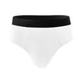 thumbnail image 2 of Men's Cotton Briefs 2XL White - Comfortable Classic, Breathable, Everyday Wear, Value, 2 of 3