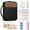 Black & Brown, variant on Bible Cover, Carrying Book Case Church Bag Bible Protective with Handle and Zippered Pocket, Perfect Gift for Men Women Father, Gray