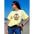 thumbnail image 2 of Stay Groovy Quote Tie Dye Cyclone Women -Image by Shutterstock, Female x-Large, 2 of 4