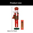 thumbnail image 5 of Classical Striped Golf Player Nutcrackers Solid Wood Base Holiday Decoration, 5 of 8