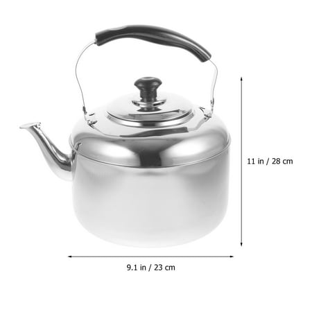 

5.5L Large Capacity Kettle Stainless Steel Sounding Water Heater Hot Soup Coffee Tableware for Home Office