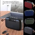 thumbnail image 3 of Speaker Outdoor Wireless Sound Box Handsfree Call Rechargeable Bluetooth\-compatible 4\.2 Speaker Plastic Sound Box, Black Red, 3 of 9