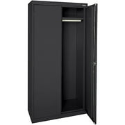 Elite Series Wardrobe Cabinet with Adjustable Shelf, 36"W x 18"D x 72"H, Black