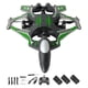 thumbnail image 3 of Avión teledirigido de control remoto, fácil de controlar, con helicóptero de juguete ligero para adolescentes, principiantes, adultos y niños, regalo Batería verde 3, 3 of 8