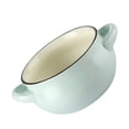thumbnail image 4 of 1Pc Double Handle Ceramic Soup Bowl Restaurant Rice Dessert Bowl Pudding Bowl, 4 of 9