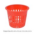 thumbnail image 2 of 10PCS Planting Baskets Plastic Mesh Pot Plant Grow Cup Hydroponic Net Pond Basket Garden Flower Container for Balcony Cultivation, 2 of 9