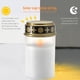 thumbnail image 5 of Lámpara solar para tumbas: vela solar LED para tumbas con luz parpadeante y batería, 5 of 7