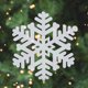 thumbnail image 4 of 12 Uds adornos para el día de Navidad acrílico transparente DIY Festival accesorios de decoración del hogar copos de nieve de Navidad, 4 of 8