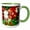 Green/White, variant on 3drose, Dairy Cow in the Strawberry Patch, 11oz Magic Transforming Mug