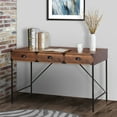 thumbnail image 5 of AGHDECO Orman Transitional Particle Board/Wood Desk in Walnut, 5 of 5