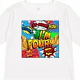 thumbnail image 4 of Inktastic I'm Four Comic Book Boys or Girls Long Sleeve Toddler T-Shirt, 4 of 5