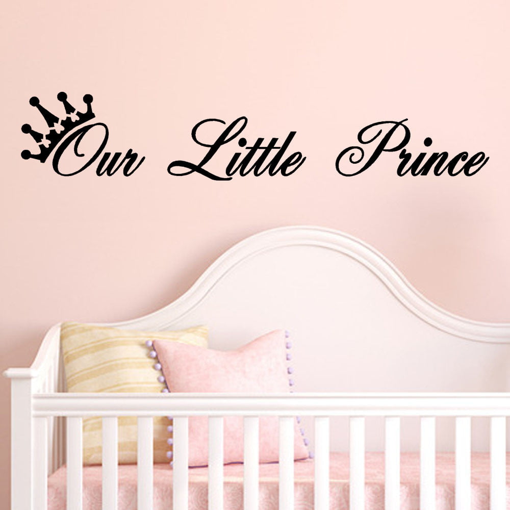 Crown Prince Ryan Large Wall Sticker/Vinyl Bed Room/Nursery Art Boy/Baby
