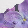 thumbnail image 4 of Spring Violets Flower Towels Highly Absorbent Cotton Towels Set of 2, Premium Spa & Hotel Quality Quick Dry Towel Set 54 x 27 Inches Bathroom Towels, 4 of 7