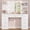 White2, variant on Makeup Vanity Set with Mirror & Lights, Vanity Desk with 4 Drawers, Vanity Table with Power Outlet, 3 Color Modes & Adjustable Brightness