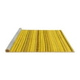 thumbnail image 2 of Ahgly Company Machine Washable Indoor Rectangle Solid Yellow Modern Area Rugs, 2' x 5', 2 of 4