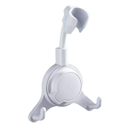 

Vntub Hooks/Hangers/Holders 360 掳 Shower Head HolderAdjustable Self Adhesive Bracket With 2 Hooks