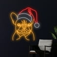 thumbnail image 3 of Handmadetneonsign Christmas French Bulldog Led Sign, Merry Christmas Bulldog Neon Sign, Christ, 3 of 5