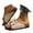 Beige, variant on Women's Slide Sandals Dressy Summer Casual, Cute Bow Tie Knot On Top Strap, Comfy Slip On Cork Foot Bed, Summer Beach Slippers(Khaki,5.5)