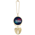 thumbnail image 1 of Porte-clés Mode Art Déco Message Surprise Angel Pendentif Aile, 1 of 4