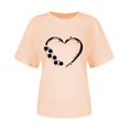 thumbnail image 4 of Pxiakgy Vente Chaude! T-Shirt Trèfle de la Saint-Patrick pour Femmes Chanceux Irlandais Manches Courtes T-Shirt Graphique Trèfle Mode Décontractée Imprimé Amour Col Rond Manches Courtes T-Shirt, 4 of 4