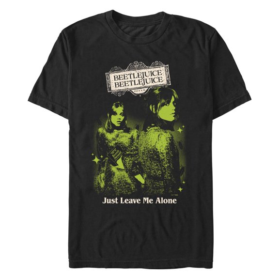 Men's Beetlejuice Beetlejuice Retro Astrid Just Leave Me Alone Graphic T-Shirt