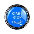 thumbnail image 1 of Engine Start Stop Button Covers Car Styling Sticker Fit for E90 E92 Blue, 1 of 8