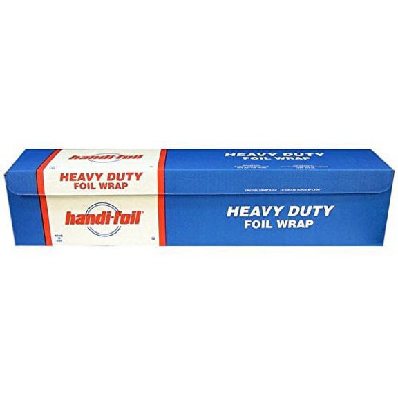 Handi-Foil 24" x 500' Heavy Duty Aluminum Foil Wrap -  Made in USA (Pack of 1 Roll)