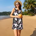 thumbnail image 3 of Xecao Mignon Chien Caniche pour Robes d'Été pour Femmes Robes Décontractées de Plage Robes Sans Manches T-Shirt Robe Évasée avec Poches, 3 of 7