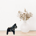 thumbnail image 5 of Oktoberfest Haus Wooden Black Swedish Horse Themed 2" inches Wood Figurine for Home Decor - Black, 5 of 5