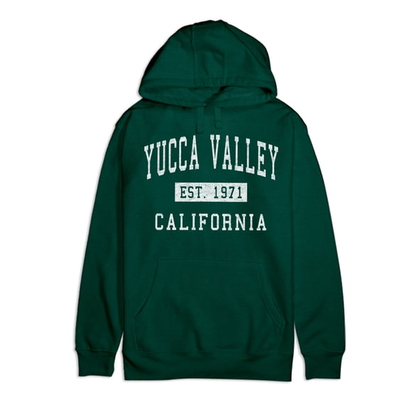 Yucca Valley California Classic Established Premium Cotton Hoodie