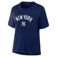 thumbnail image 2 of Women's Fanatics Navy New York Yankees Lockup Legacy T-Shirt, 2 of 3