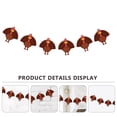 thumbnail image 2 of LOLIPPYY 1pc Thanksgiving Paper Turkey Hanging Flags - Festive Holiday String Flag Decorations for Fall Party Decor, 2 of 7