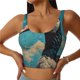 thumbnail image 1 of Balery Blue Watercolor Duck Sujetadores deportivos con espalda cruzada para mujer, acolchados, sin costuras, de alto impacto, ideales para yoga, gimnasio, entrenamiento y fitness.-Medium, 1 of 8