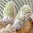 thumbnail image 4 of Vedolay Indoor Slippers Winter Slippers Comfortable And Lightweight Shoes for Women Green,41, 4 of 4