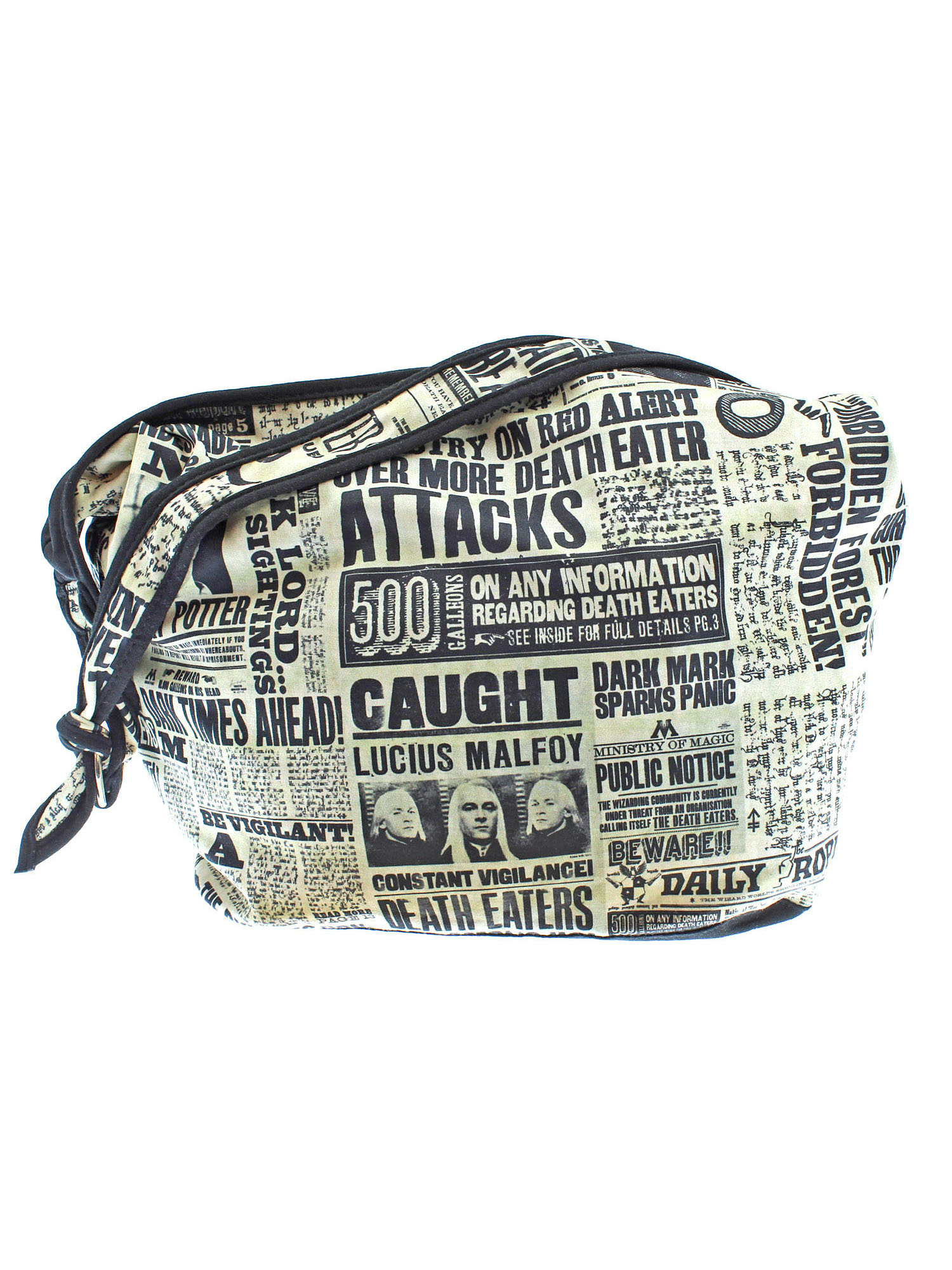 Hobo Handbag Harry Potter Daily Prophet Shoulder Hogwarts Crossbody Bag Purse