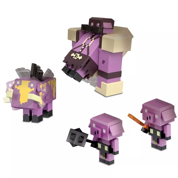 Minecraft Nether Pack - Display figure sets for hobby shops