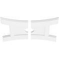 thumbnail image 2 of 28"W x 18 5/8"H x 3"ID x 6"C x 1"P Haven Architectural Grade PVC Contemporary Ceiling Medallion, Two Piece, 2 of 4
