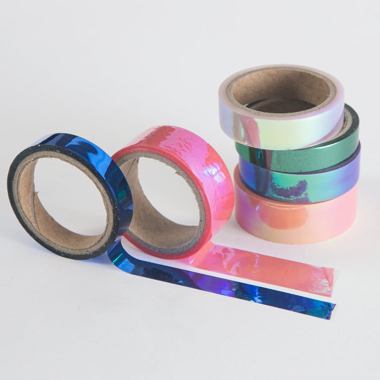 VILLCASE 2pcs Same and washi Tape Decorative Tape for Crafts Rainbow  Masking Tape Rainbow Stripe Tapes washi Masking Tape Scrapbook Label washi  Tape