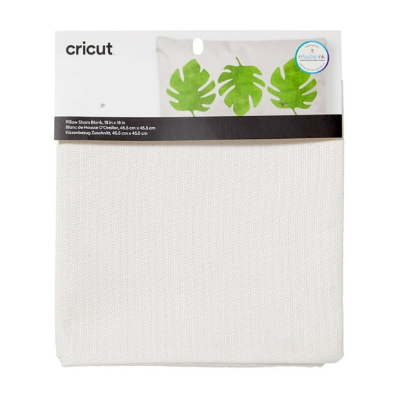 Cricut Pillow Cover Blank, Cream, 18" x 18"