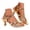 Gold, variant on Heeled Sandals for Women Dressy Glitter Open Toe Rhinestones Ballroom Dance Shoes Ankle Strap Kitten Heels Latin Pumps Gold,8.5