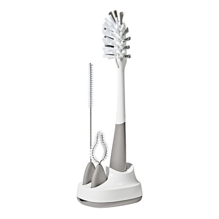 OXO Tot Water Bottle and Straw Cup Cleaning Set Brush Set, Gray, 1 Count
