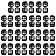 thumbnail image 1 of 4 poleas para muebles y botes basura - mini ruedas giratorias autoadhesivas - ruedas giratorias - rotación 360 ​​grados (A) Perlas pegamento 4 piezas negras, 1 of 5