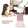 thumbnail image 3 of unbranded Pink Rectangular Piano Keyboard Dust Cover for Home Use and Autumn Season 1Set 84.6x11.8x0.2in, 3 of 7