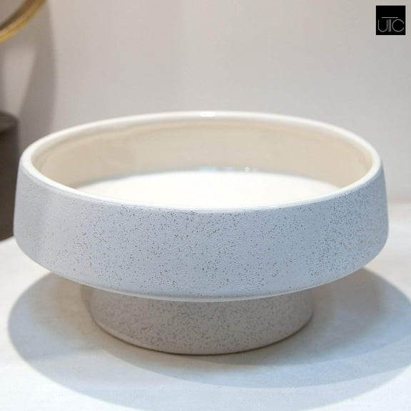 Mystique Ceramic Footed Bowl