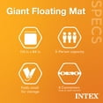 thumbnail image 2 of Intex Giant Inflatable Floating Water Swimming Pool Lake Mat Platform Pad - Colors may vary, 2 of 2