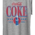 thumbnail image 3 of Coca-Cola - 90S Coke Collegiate Design - Womens Short Sleeve Graphic T-Shirt, 3 of 5