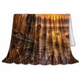 thumbnail image 2 of Waterfowl Hunter Retriever At Sunset Marsh Tranquil Outdoor, Peaceful Artistic Scene, Warm Flannel Blanket for Cabin and Lodge, Animal Lovers person's Day Gift, Artistic Home Decor, 2 of 9